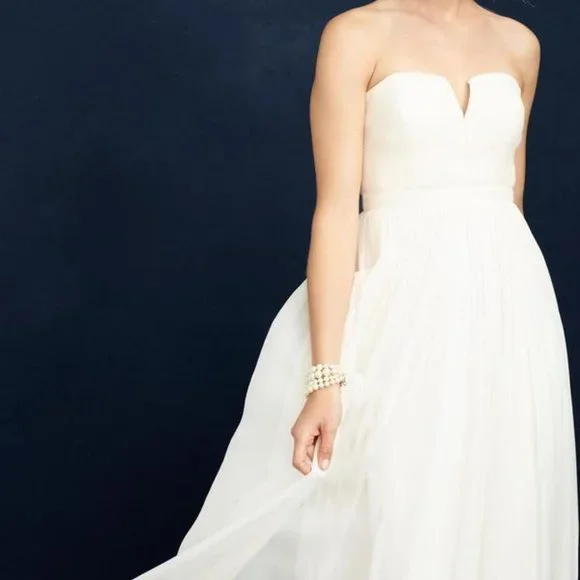 J CREW Nadia Wedding Dress NWT - Picture 3 of 11